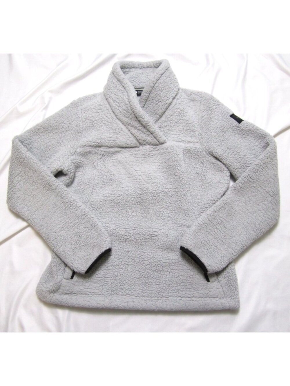 The North Face Campshire‎ Pullover Women Sz S Fleece Sherpa Shawl Collar (WS115)